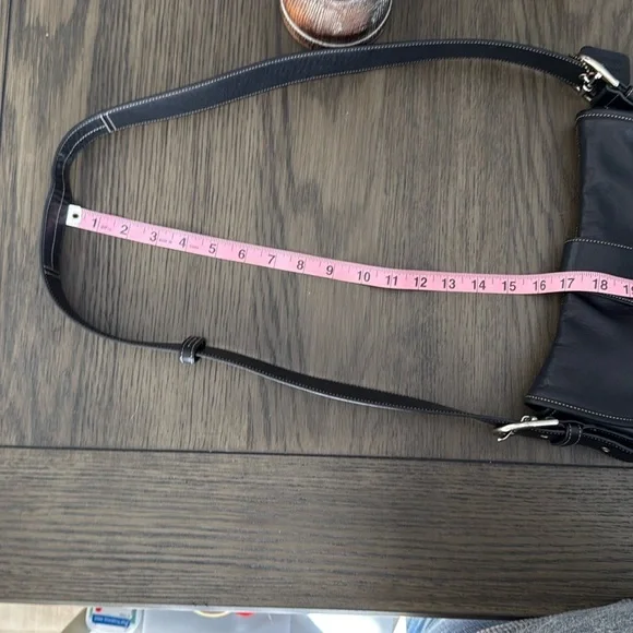 Coach Black Leather Soho Shoulder Bag with Silver Accents - Picture 12 of 12